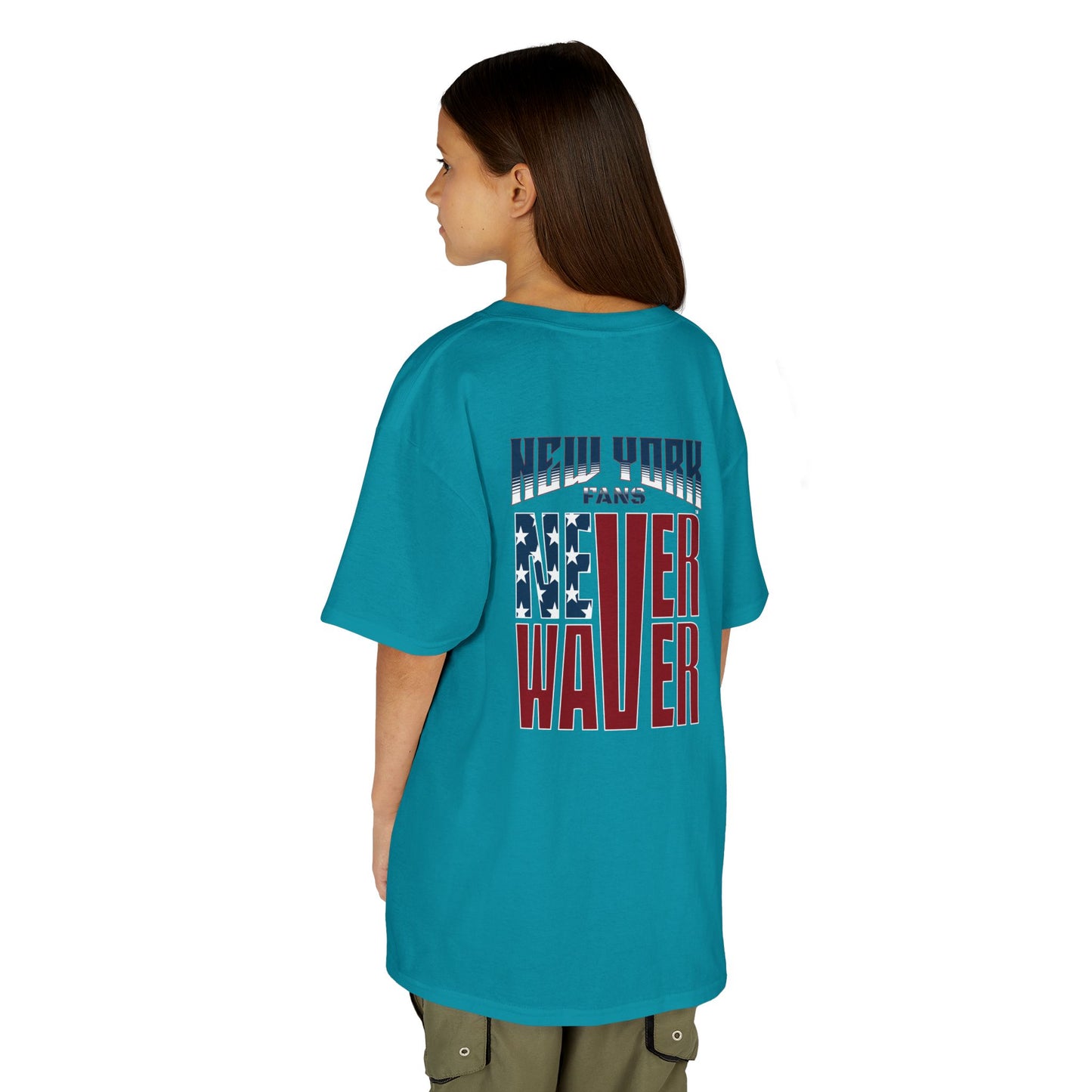 New York Fans Never Waver Kids Heavy Cotton™ Tee