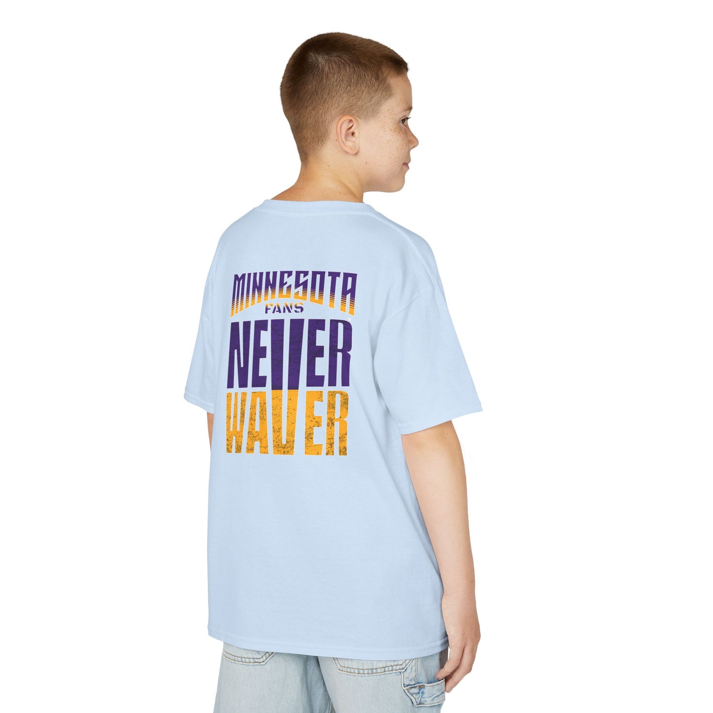Minnesota Fans Never Waver Kids Heavy Cotton™ Tee