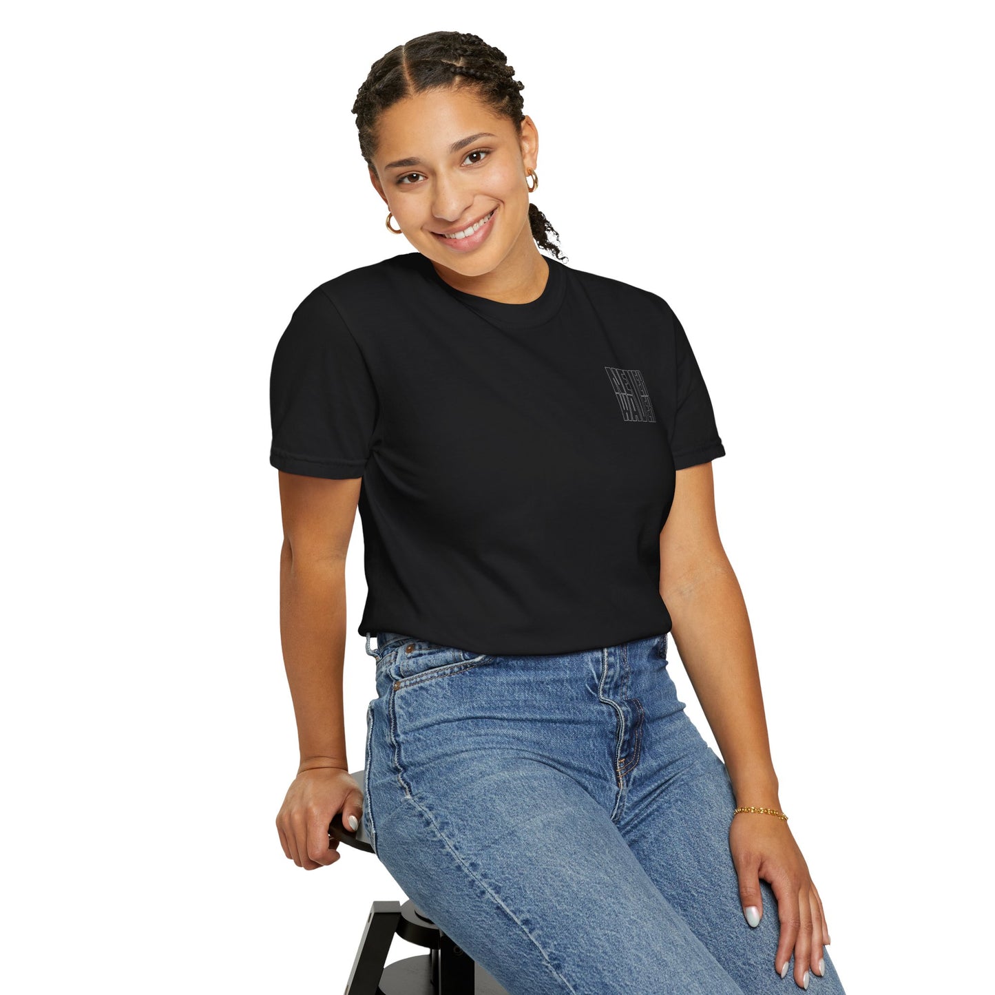 'Never Waver Mamacita Needs a Margarita' Design Unisex Garment-Dyed T-Shirt