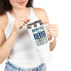 Seattle Fans Never Waver w Leopard Football Insulated Mug, 40oz