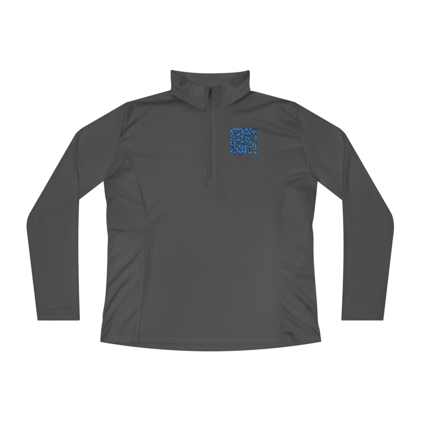 Never Waver Leopard Ladies Quarter-Zip Pullover