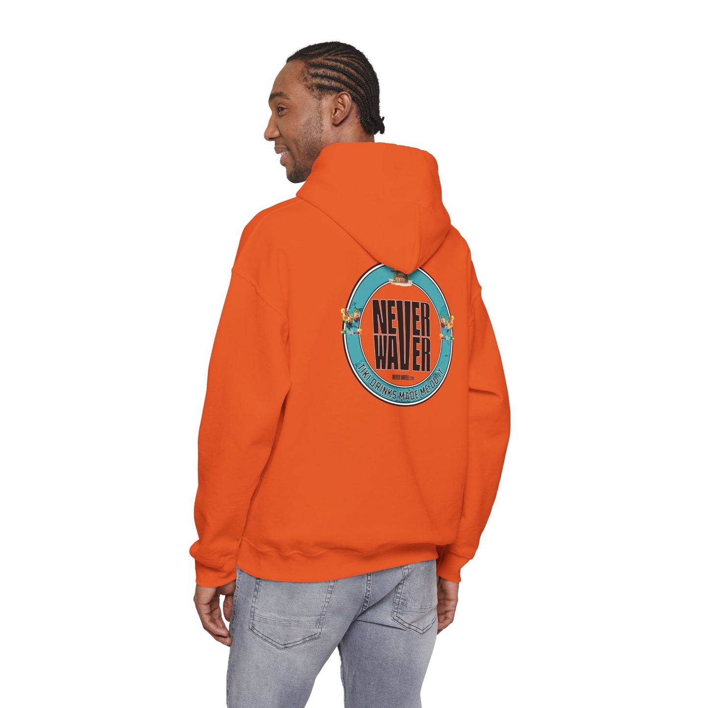 "Never Waver Tiki Drinks Made Me Do It? " Eco-Friendly Unisex Hoodie