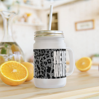 Never Waver Mason Jar with Straw - Motivational Drinkware for Home & Gifts