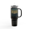Jacksonville Fans Never Waver W-Leopard Football Insulated Travel Mug, 40oz