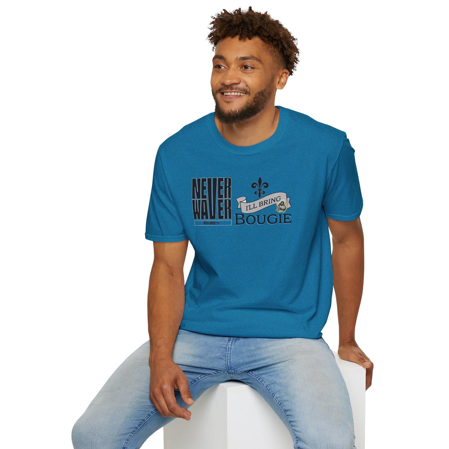 Never Waver I'll Bring The Bougie Unisex Softstyle T-Shirt
