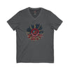 Unisex V-Neck Tee - Never Waver Be Red White & A little Bougie T-Shirt