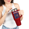 Indianapolis Fans Never Waver W-Leopard Football Insulated Travel Mug, 40oz