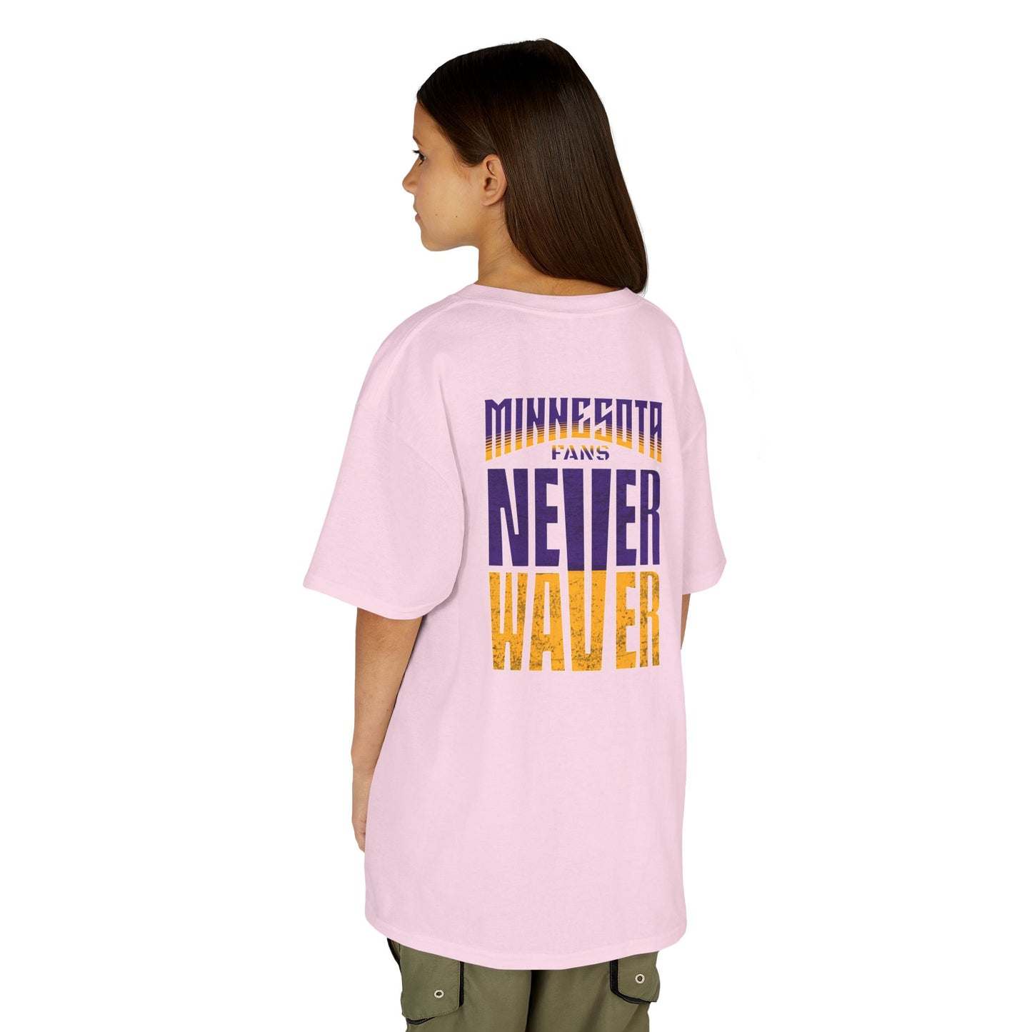 Minnesota Fans Never Waver Kids Heavy Cotton™ Tee
