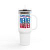 Tennessee Fans Never Waver W-Leopard Football Insulated Travel Mug, 40oz