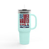 Never Waver USA Insulated Travel Mug, 40oz