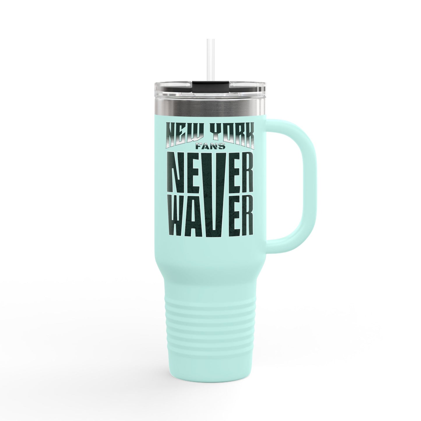 New York Fans Never Waver Insulated Travel Mug, 40oz