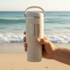 Never Waver "Earn It" 32oz Nomad Tumbler | Insulated Travel Bottle for Motivation & Outdoor Adventure
