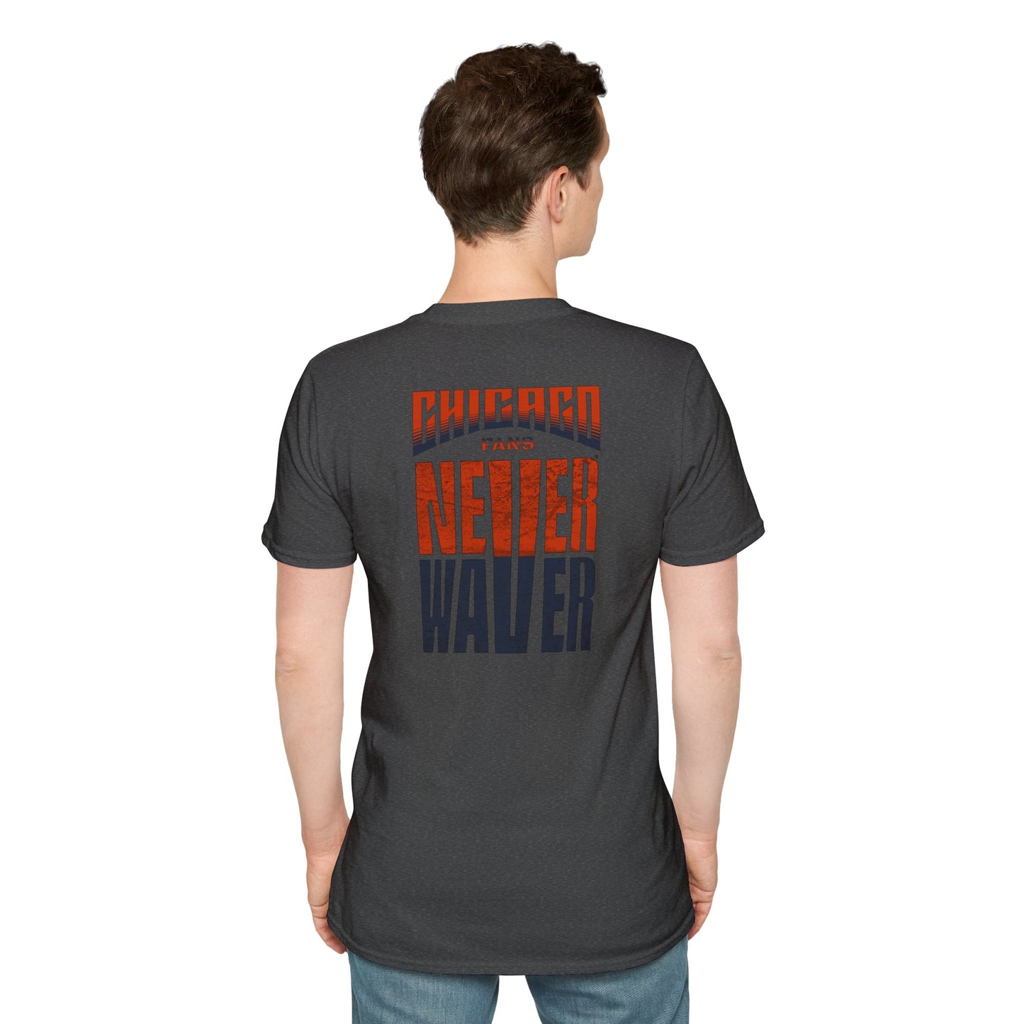 Chicago Fans Never Waver Unisex Softstyle T-Shirt