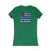 Never Waver Back The Blue Women's Tee