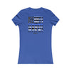 Never Waver Back The Blue Women's Tee