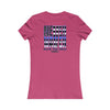 Never Waver Back The Blue Women's Tee