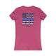 Never Waver Back The Blue Women's Tee by Printify