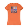 Never Waver Back The Blue Women's Tee
