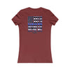 Never Waver Back The Blue Women's Tee