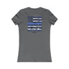 Never Waver Back The Blue Women's Tee