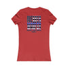 Never Waver Back The Blue Women's Tee