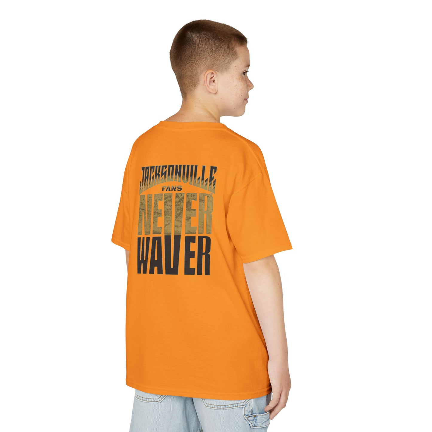 Jacksonville Fans Never Waver Kids Heavy Cotton™ Tee