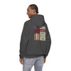 Never Waver Husband Daddy Protector Hero Unisex Heavy Blend™ Hooded Sweatshirt