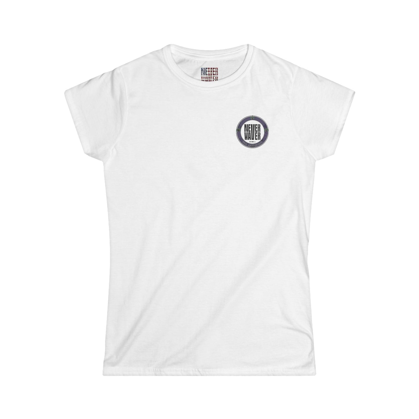 Never Waver Wine Made Me Do It Women's Soft Style Tee -