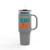 Miami Fans Never Waver W-Leopard Football Insulated Travel Mug, 40oz