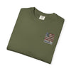 Never Waver Website Unisex Garment-Dyed T-Shirt - Patriotic Graphic Tee