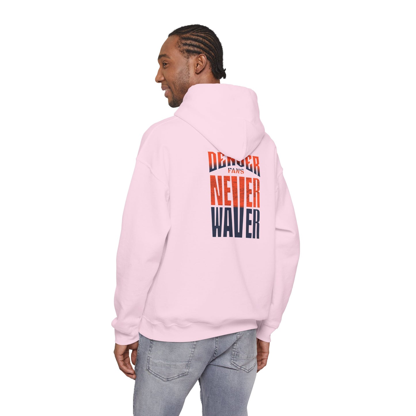 Denver Fans Never Waver Unisex Heavy Blend™ Hoodie grit Driven