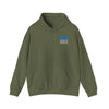 "Detroit Fans NEVER WAVER w Leopard Football" Inspirational Wear Unisex Heavy Blend™ Hooded Sweatshirt