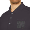 Never Waver Embroidered adidas Unisex Performance Polo