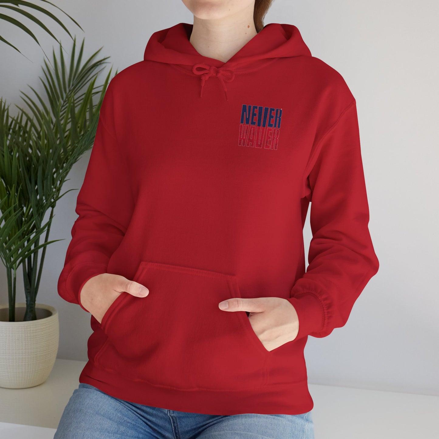New England Fans Never Waver Heavy Blend Hoodie