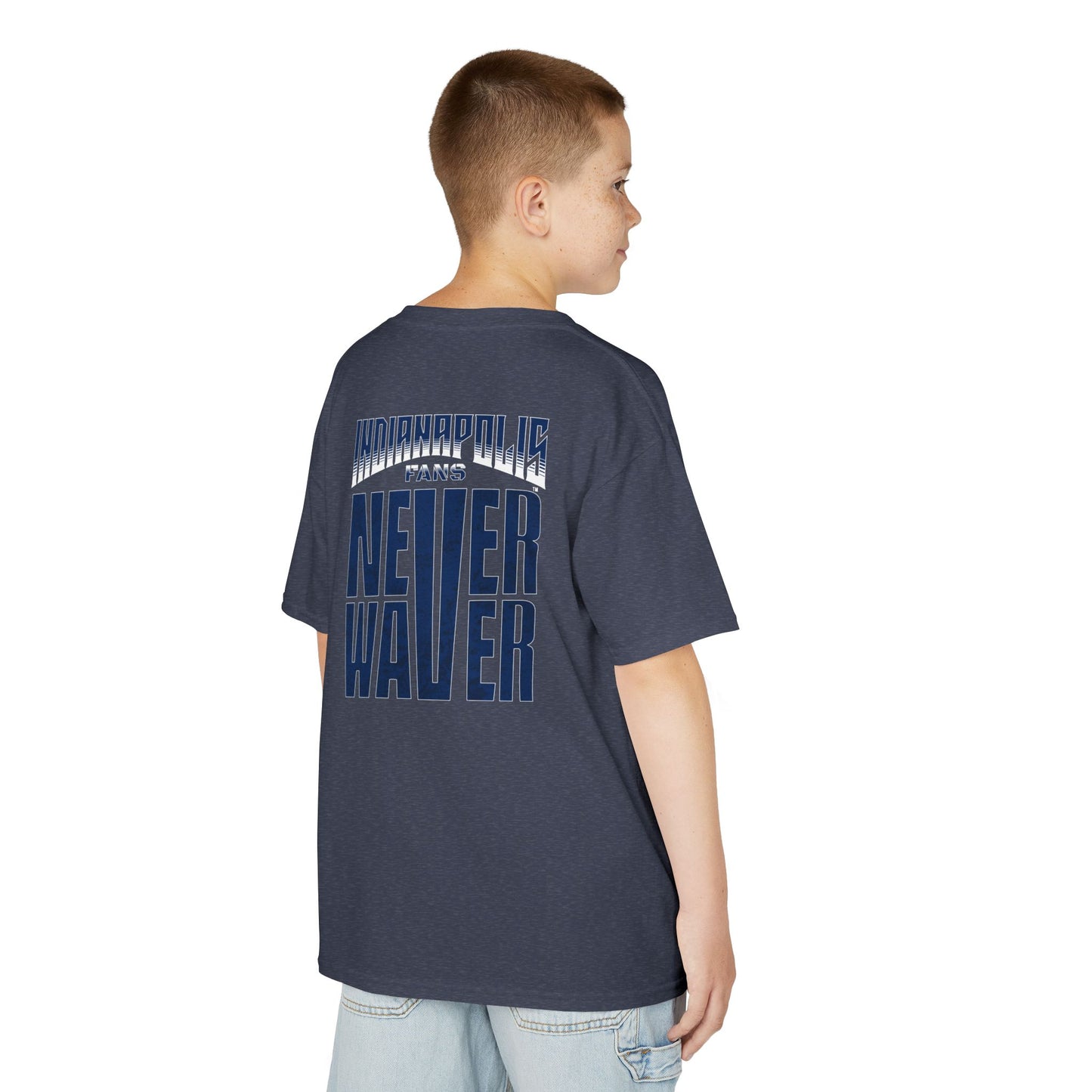 Indianapolis Fans Never Waver Kids Heavy Cotton™ Tee