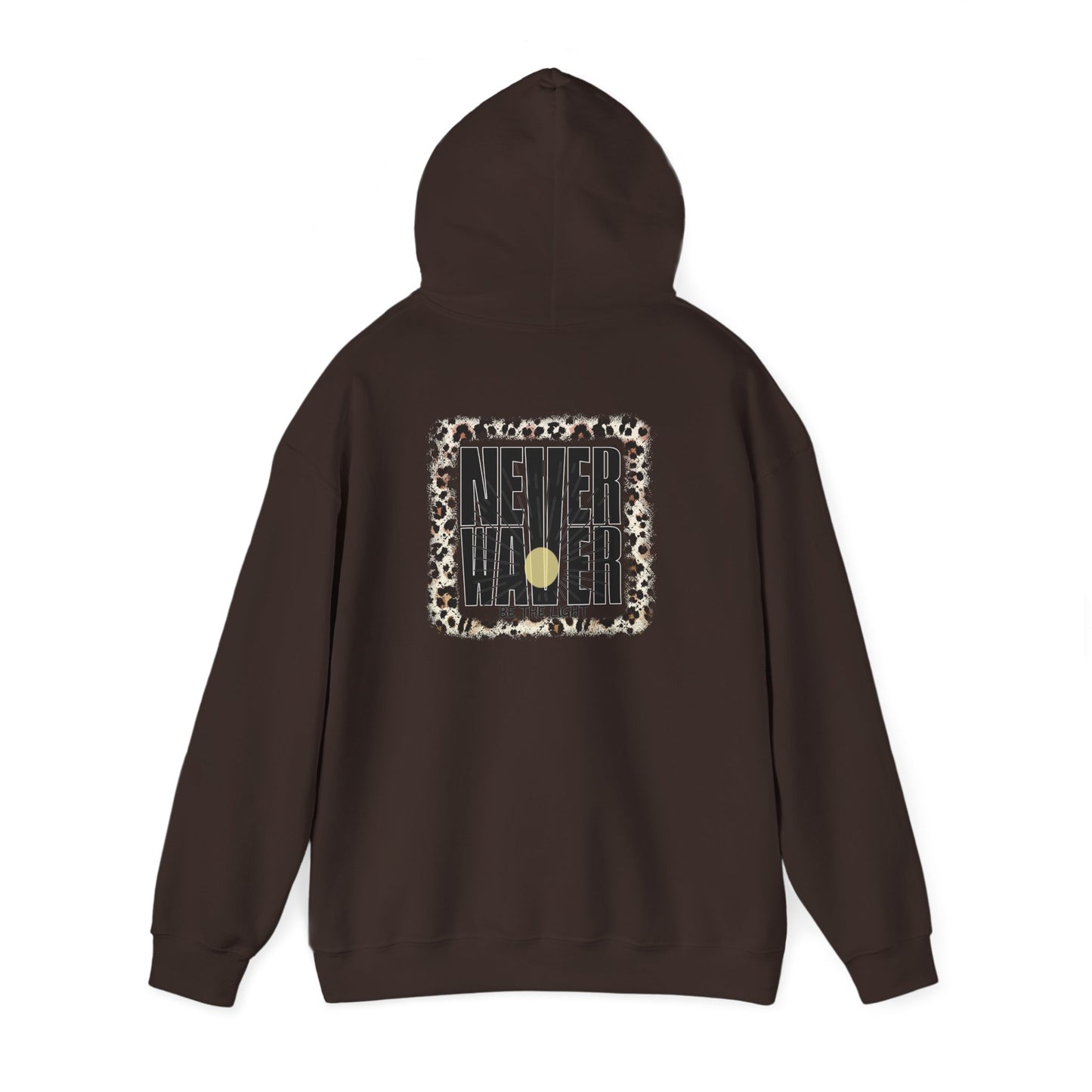 NEVER WAVER Be The Light Unisex Heavy Blend™ Hooded Sweatshirt
