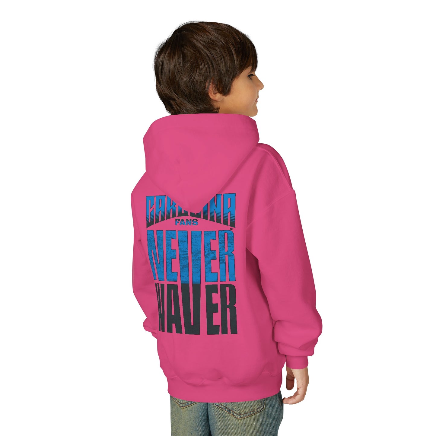 Carolina Fans Never Waver Youth Heavy Blend Hooded Sweatshirt