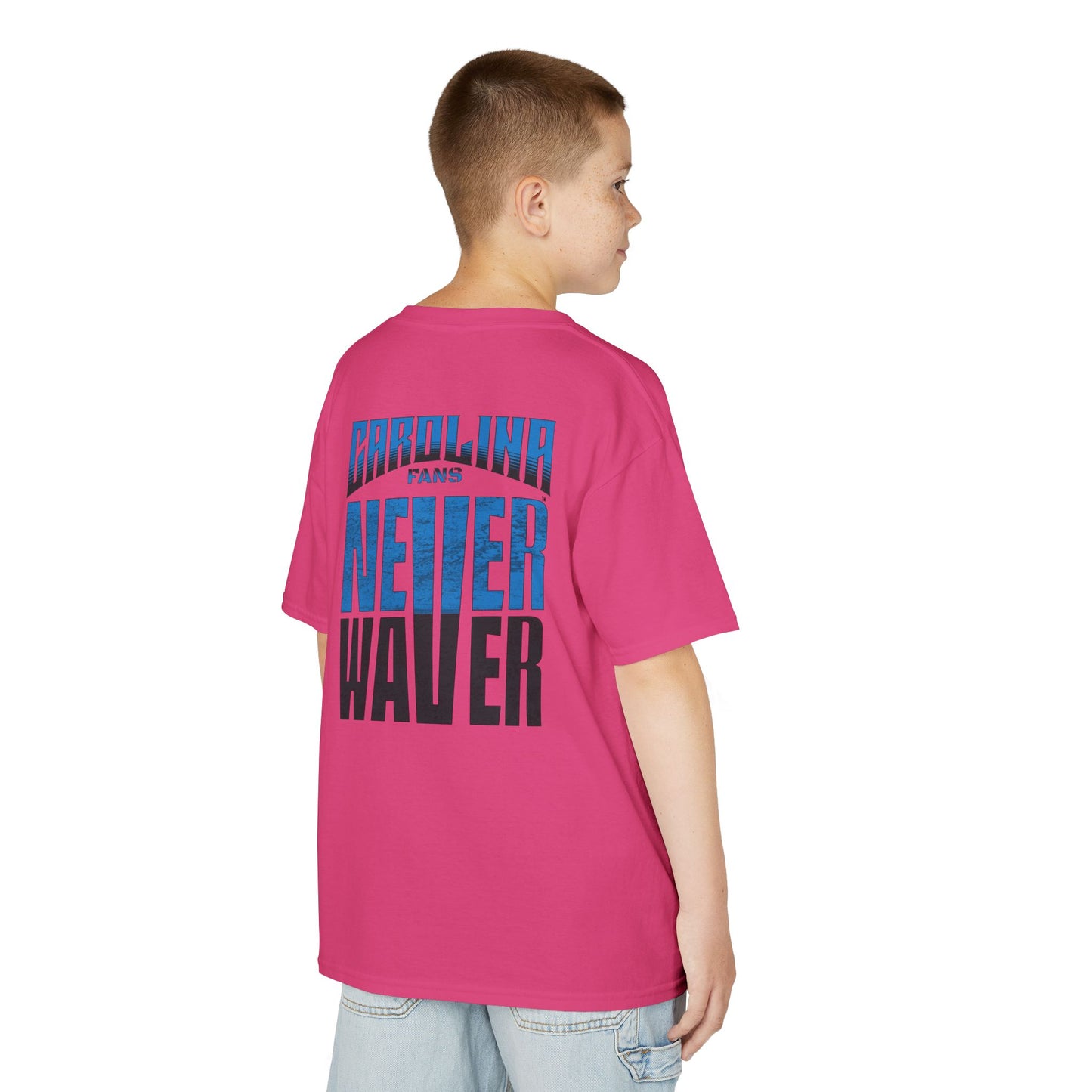 Carolina Fans Never Waver Kids Heavy Cotton™ Tee