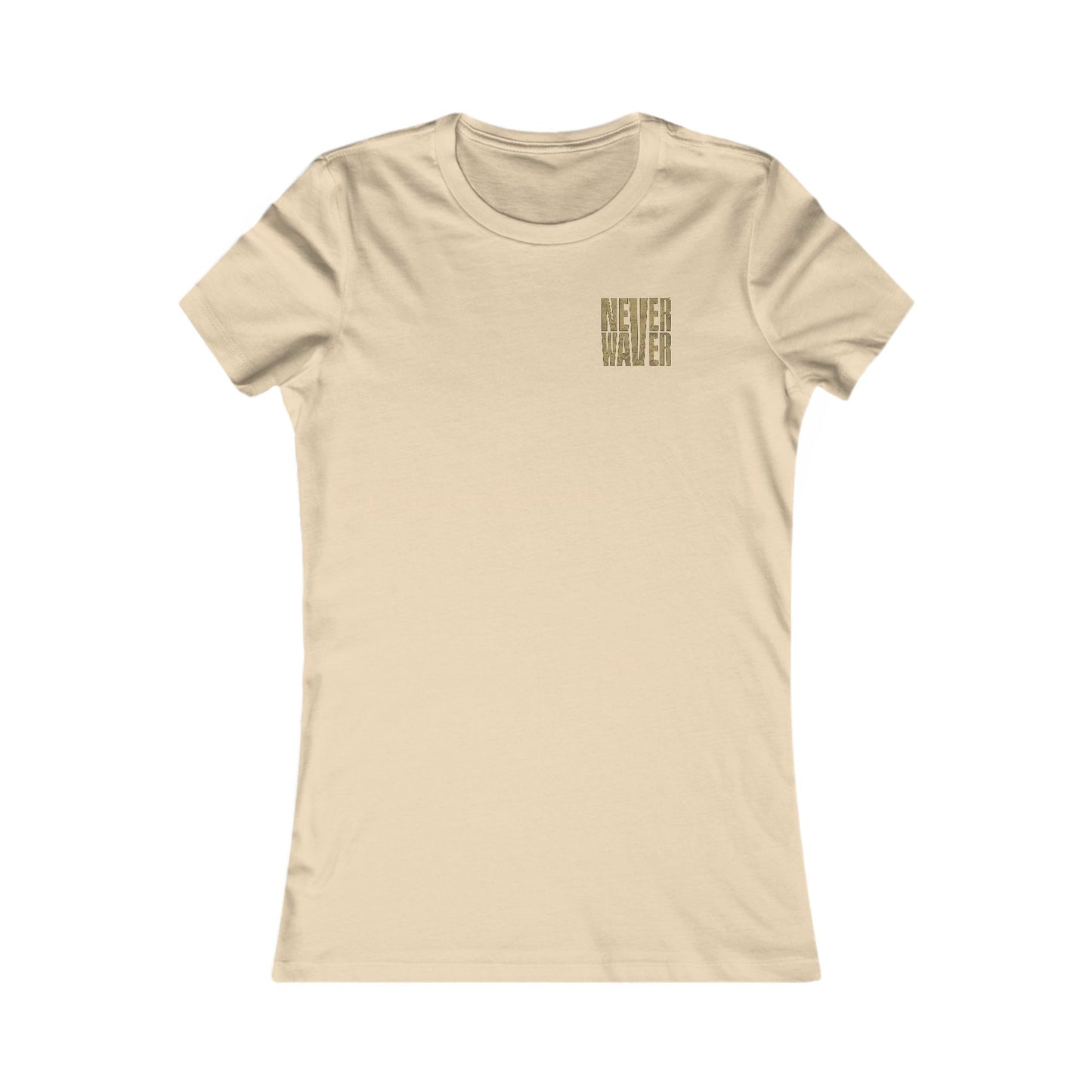 New Orleans Fans Never Waver W-Leopard Football Women's Favorite Tee