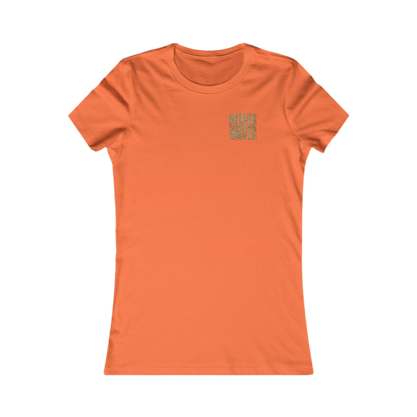 New Orleans Fans Never Waver W-Leopard Football Women's Favorite Tee