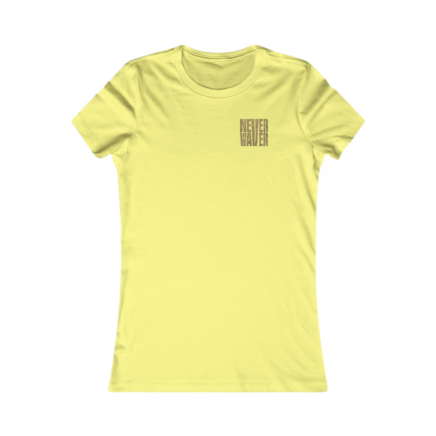 New Orleans Fans Never Waver W-Leopard Football Women's Favorite Tee