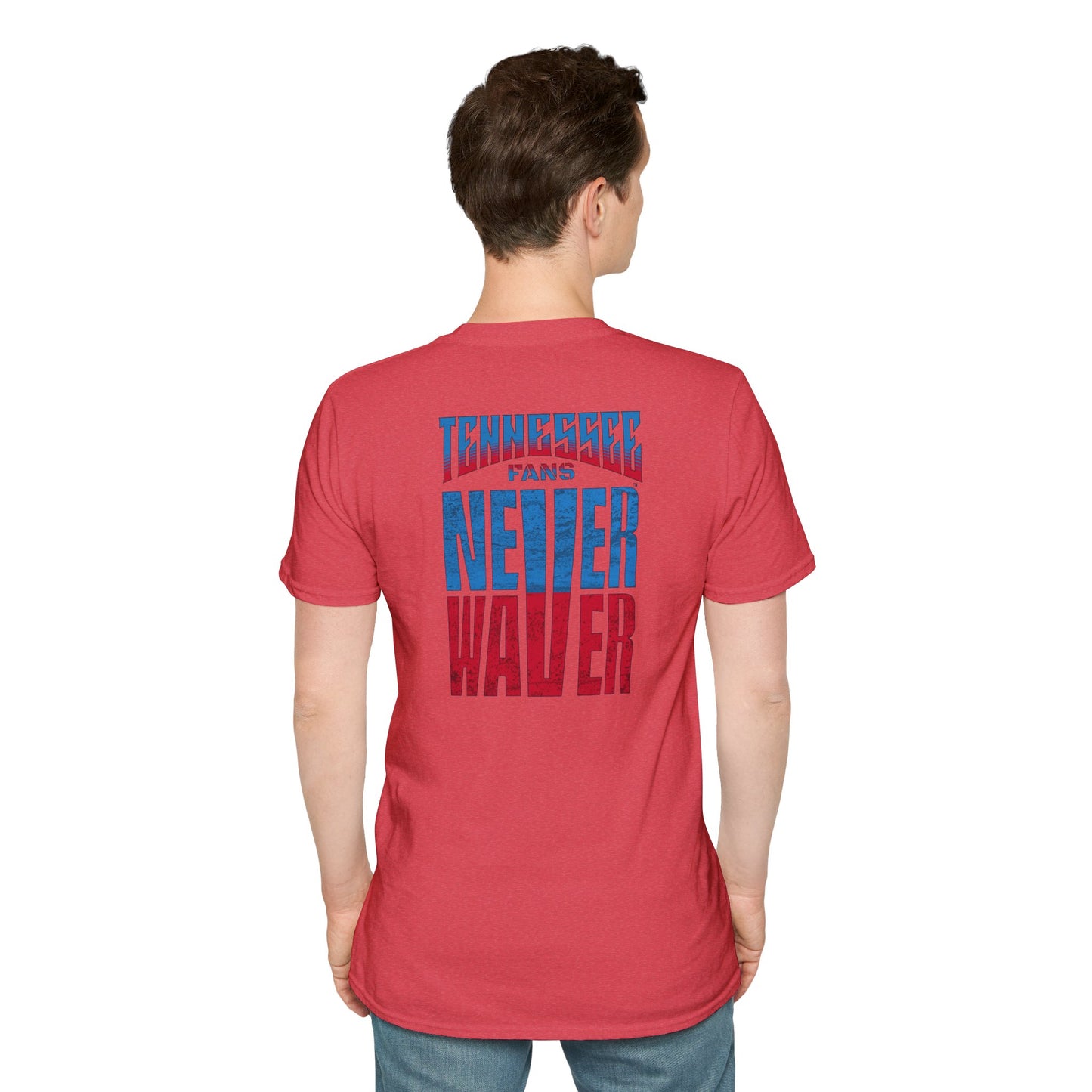 Tennessee Fans Never Waver Unisex Softstyle T-Shirt