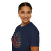 Never Waver Be Red White & a Little Bougie Unisex Softstyle T-Shirt
