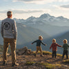 Unisex Long Sleeve Pocket T-Shirt - Never Waver PAPA Because Grandpa Is For Old Guys Design