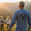 Unisex Long Sleeve Pocket T-Shirt - Never Waver PAPA Because Grandpa Is For Old Guys Design