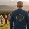Unisex Long Sleeve Pocket T-Shirt - Never Waver PAPA Because Grandpa Is For Old Guys Design