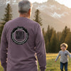 Unisex Long Sleeve Pocket T-Shirt - Never Waver PAPA Because Grandpa Is For Old Guys Design