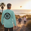 Unisex Long Sleeve Pocket T-Shirt - Never Waver PAPA Because Grandpa Is For Old Guys Design
