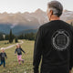 Unisex Long Sleeve Pocket T-Shirt - Never Waver PAPA Because Grandpa Is For Old Guys Design by Printify