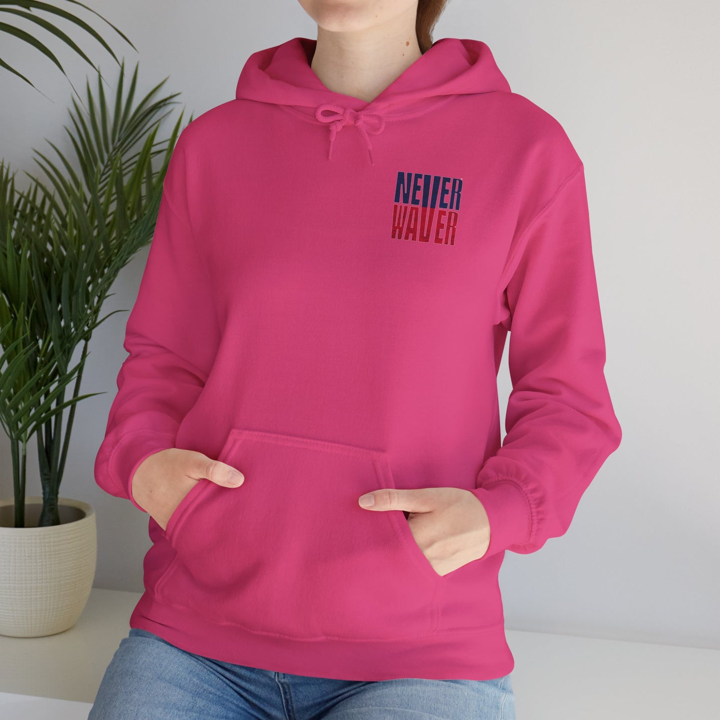 New England Fans Never Waver Heavy Blend Hoodie